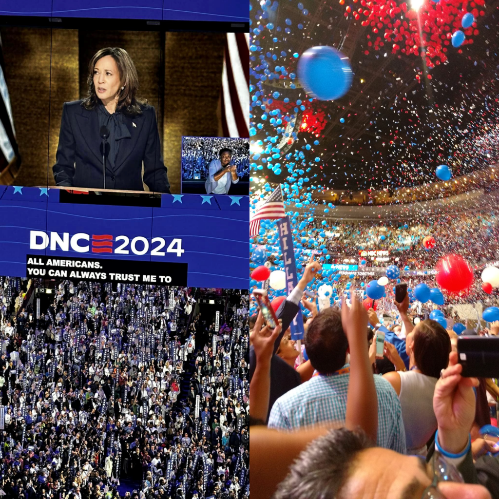 Whether you were lucky enough to be in the United Center or cheered on our Democratic ticket from home, the glow of the DNC convention lingers.

Now it’s time to get to work to elect Democrats up and down the ballot. Thank you to everyone who has knocked on doors, written postcards, walked in parades, made phone calls or helped in other ways. [August 30th issue] We’re counting on you to keep up the great work so we all have much more to celebrate in November!