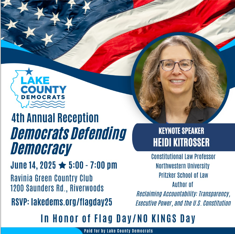 (Infographic) Democrats Defending Democracy, June 14th, 5:00 - 7:00 PM