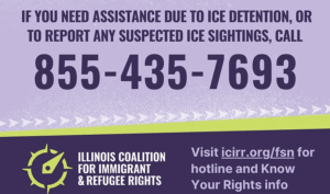 ICIRR Contact information: call 855-435-7693