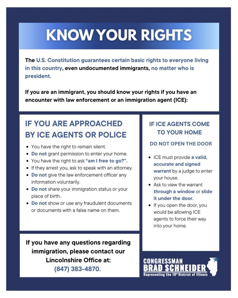 Know Your Rights Lake County Democrats